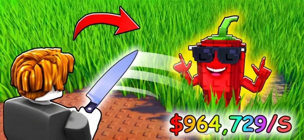 Cut Grass for Brainrots! screenshot 1