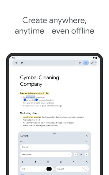 Google Docs screenshot 7