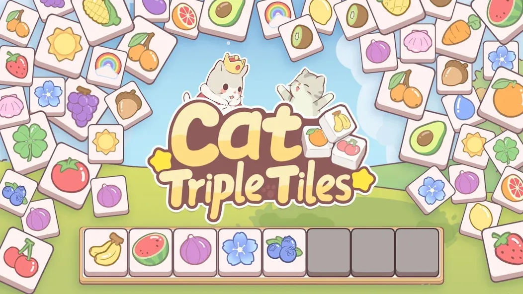 Cat Triple Tiles: Match 3 Game screenshot 1