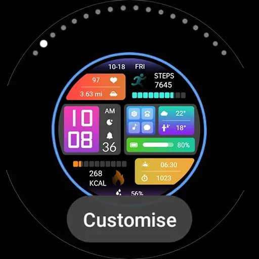 Colorful Homepage ZKin Watch screenshot 44