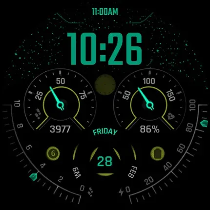 S4U Race2 - digital watch face screenshot 15