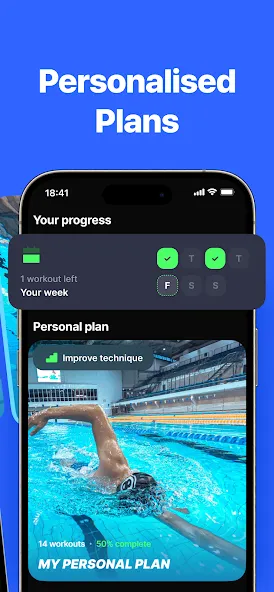 SwimUp - Swimming Training screenshot 2