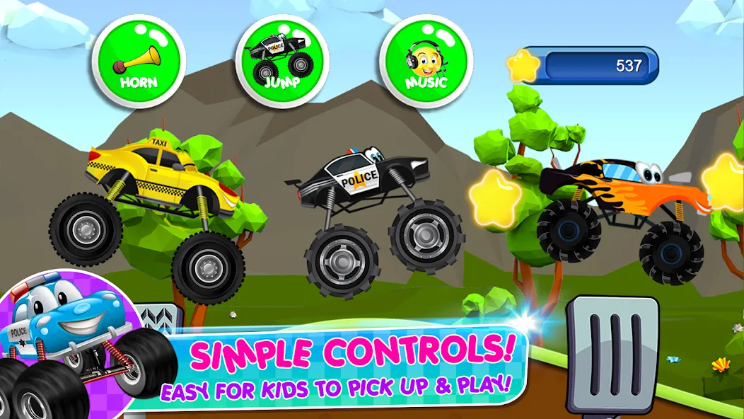 Monster Trucks Game for Kids 2 screenshot 23
