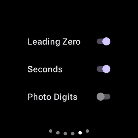 Superior Black Watch Face screenshot 10