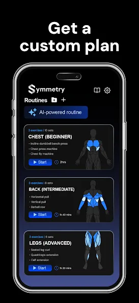 Symmetry: AI Gym Workout Log screenshot 3