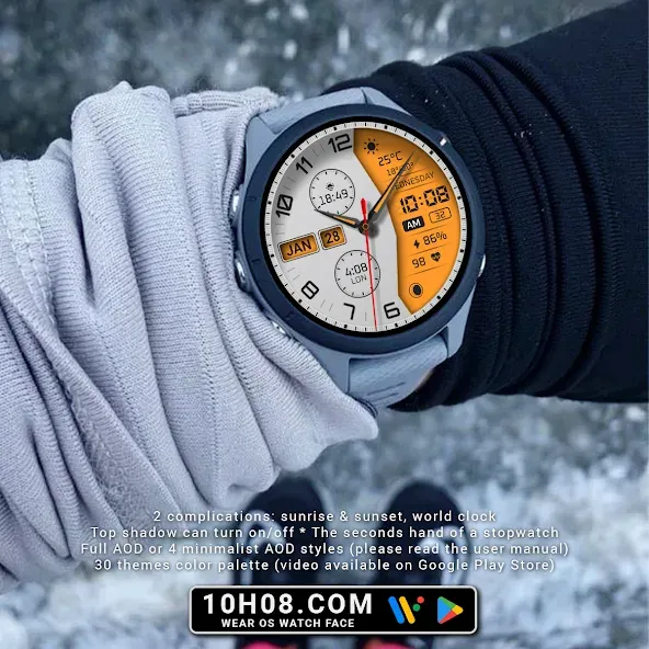 Watch face 10h08.com #114 screenshot 3