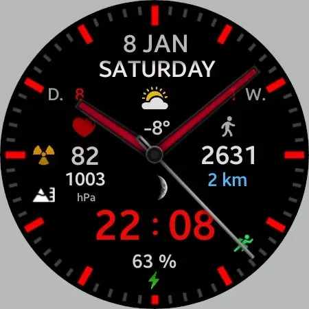 WIN Classic Army MOD WatchFace screenshot 33