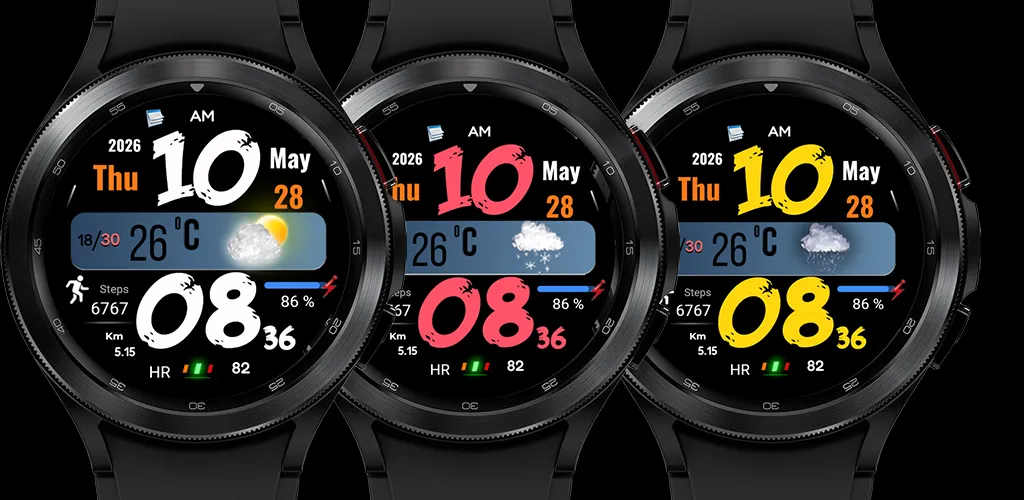 FSW315 Digital Watch Face screenshot 5