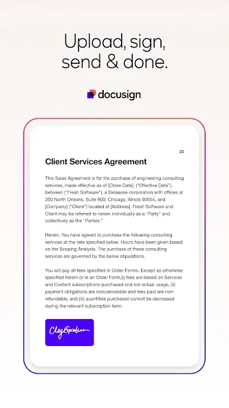 Docusign - Upload & Sign Docs screenshot 7