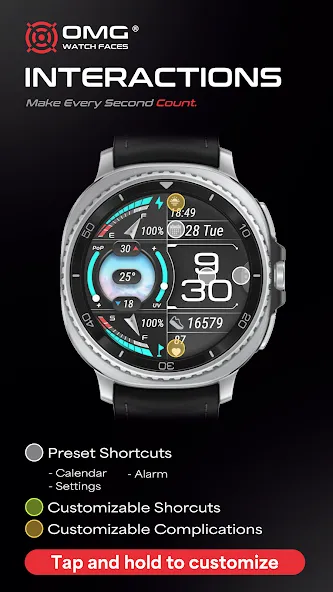 OMG 387 Weather Watch Face screenshot 3