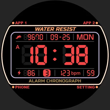 JJ-Digital030 Watch Face screenshot 31