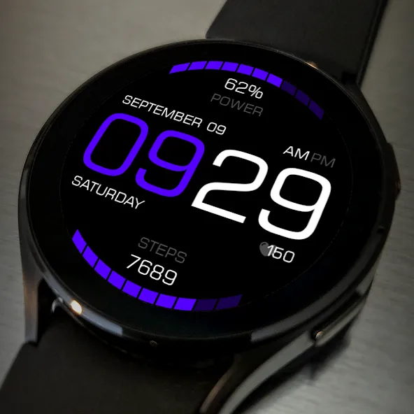 Key088 Futuristic Watch Face screenshot 4