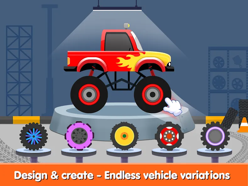 Kids Monster Truck Games 2+ screenshot 6