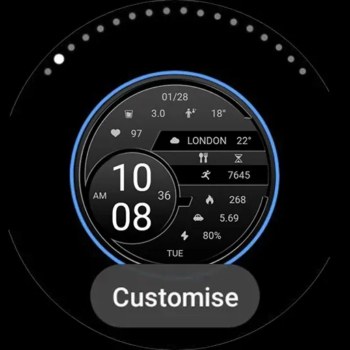 ZKin Watch Retro Elegant Black screenshot 30