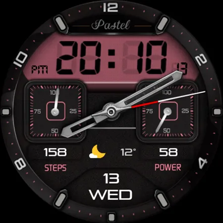 Hybrid Pastel Watch Face screenshot 36