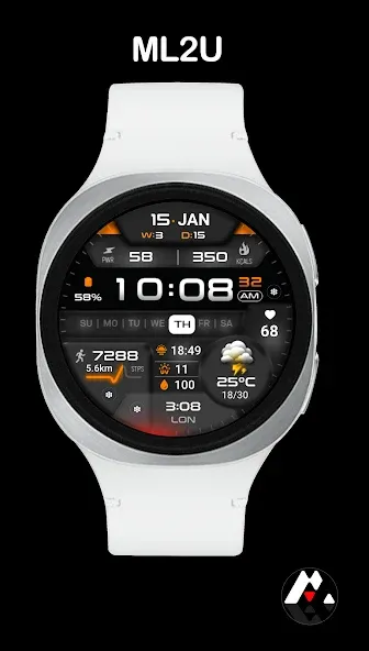 ML2U 381 Hybrid Watch Face screenshot 5