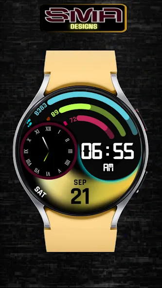 RainbowChrono WatchFace SAM-29 screenshot 20