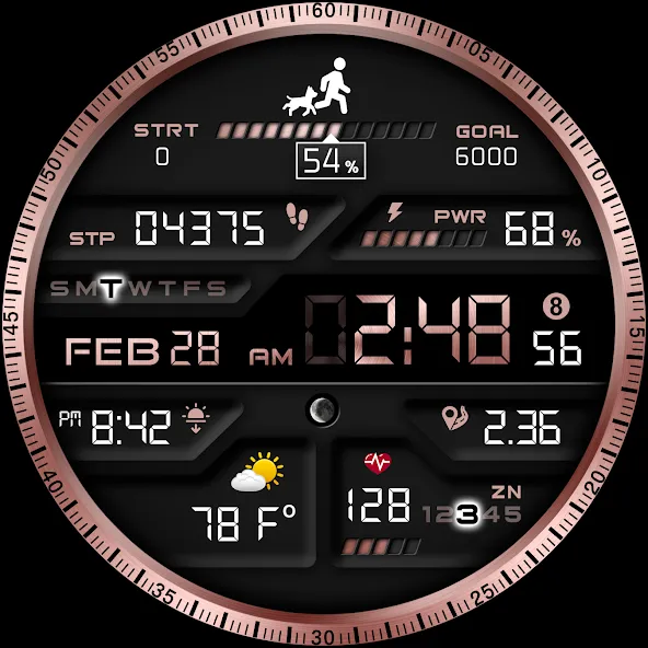 PER001 Smart Sport Watch Face screenshot 46