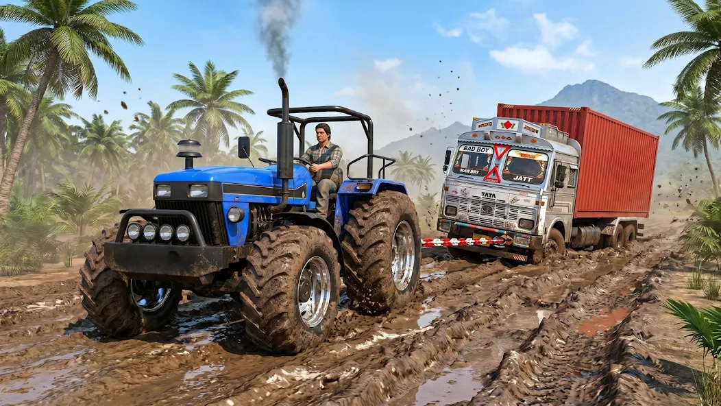 Indian Desi Farming Tractor 3D screenshot 2