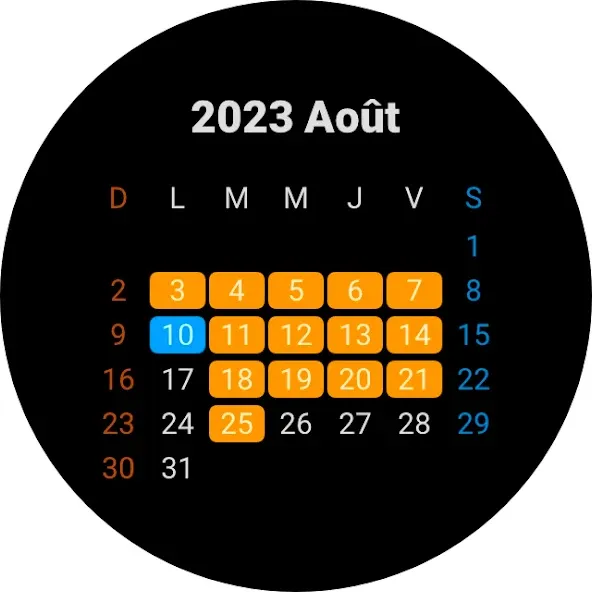 Calendrier Agenda, Planner App screenshot 8