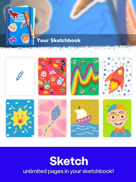 Coloring with Blippi & Friends screenshot 14