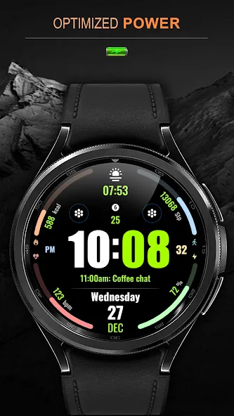 WFP 318 Digital watch face screenshot 6