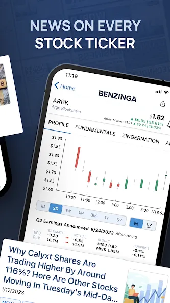 Benzinga Financial News & Data screenshot 3