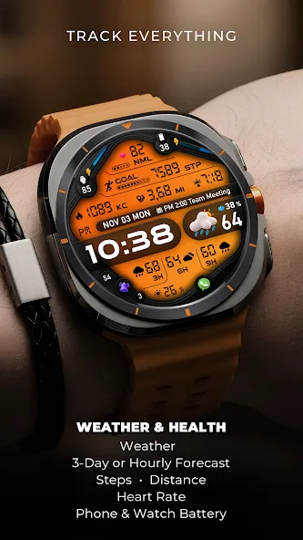 PER67 Digital Watch Face screenshot 3