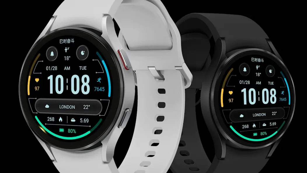 Flat Simple ZKin Watch screenshot 1