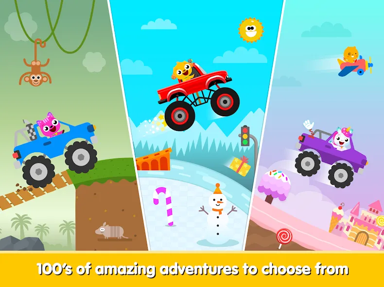 Kids Monster Truck Games 2+ screenshot 8