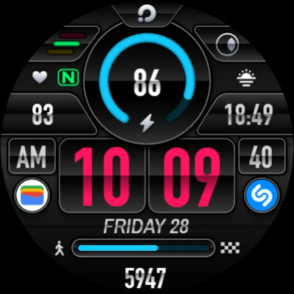 PRADO 11 Digital Watch Face screenshot 9