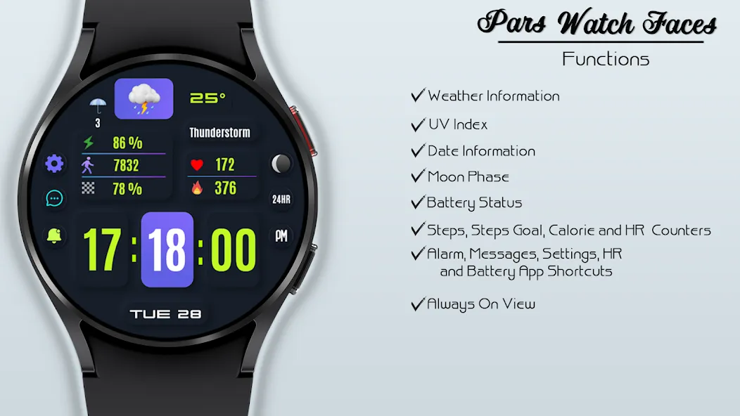 Sena Digital Watch Face screenshot 5