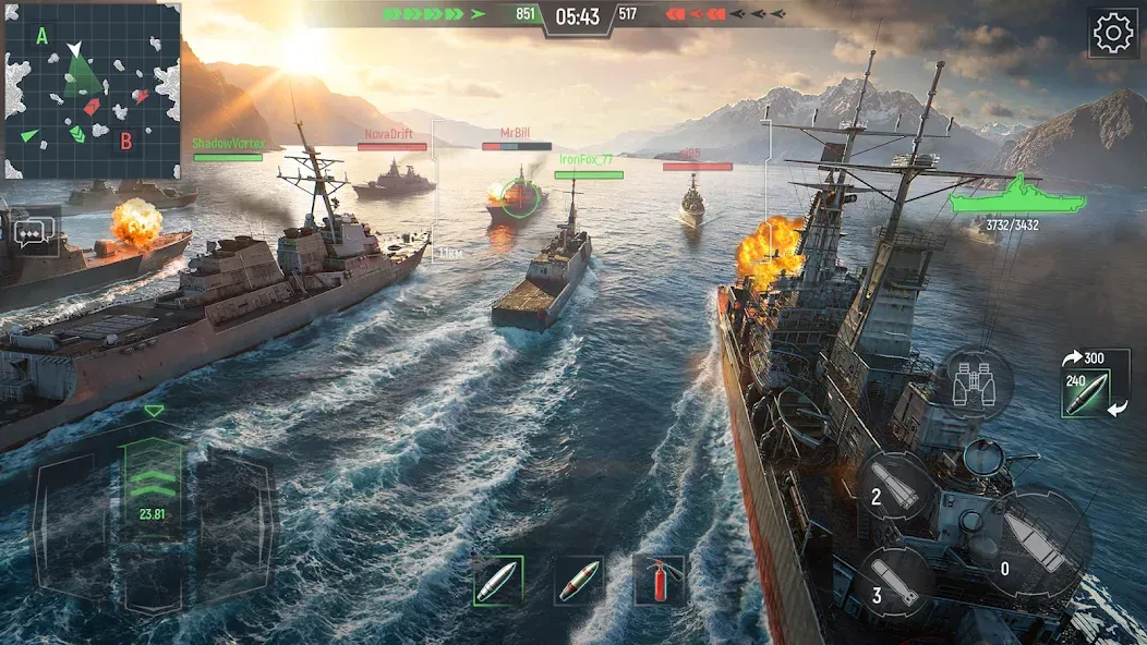 Force of Warships: War Games screenshot 5
