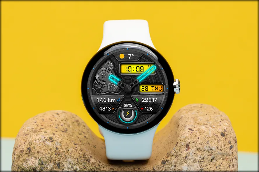 NERDAN URX136 Watch face screenshot 4
