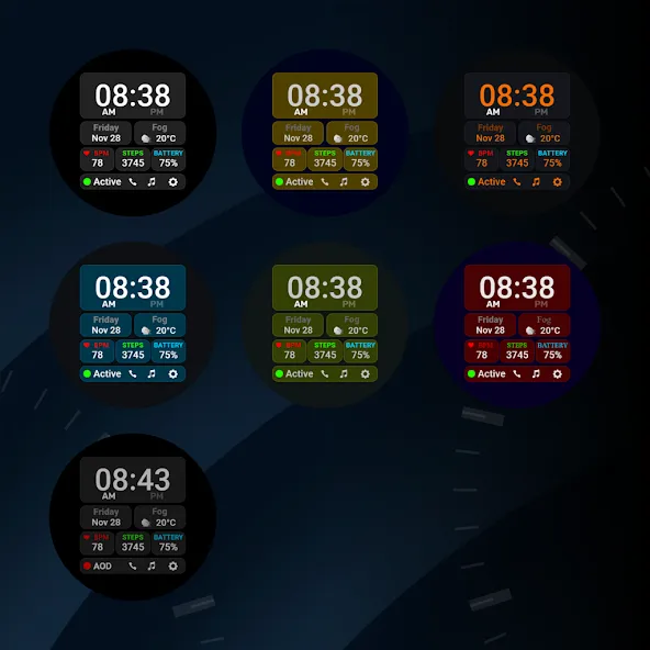Modular Data Watch Face screenshot 3
