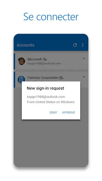 Microsoft Authenticator screenshot 1