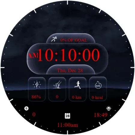 Thunder Animated Watch Face screenshot 10