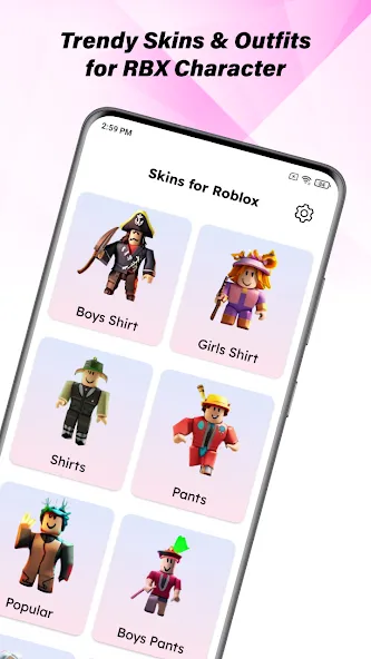 Clothes Skin Tool for Roblox screenshot 1