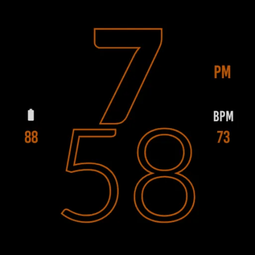 Autumn Large Watch Face screenshot 6
