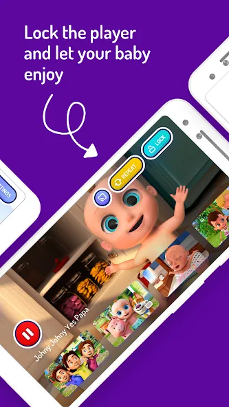 KIDSY Baby Kids Nursery Songs screenshot 4