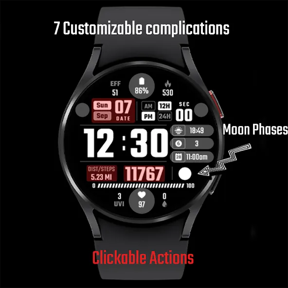 Moonlace Watch Face screenshot 2