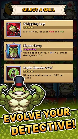 DetecToad: Detective Idle RPG screenshot 9
