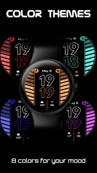 CLD M002 Watch Face for WearOS screenshot 2