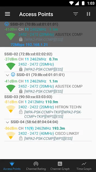 WiFi Analyzer (open-source) screenshot 9