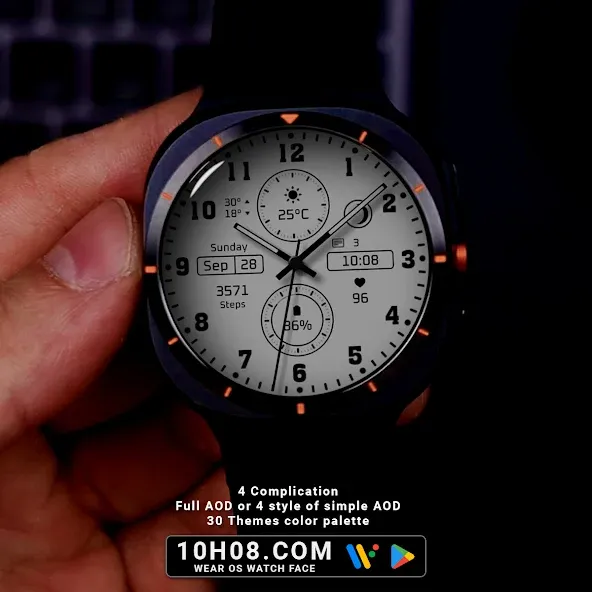 Watch face 10h08.com #76 screenshot 5