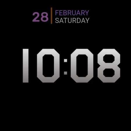 TWOOSTY - Digital Watch Face screenshot 13