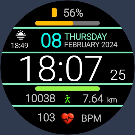 Iris509 Digital Watch Face screenshot 16