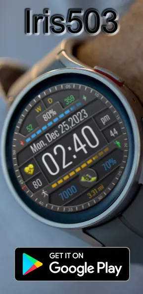 Iris503 Digital Watch Face screenshot 5