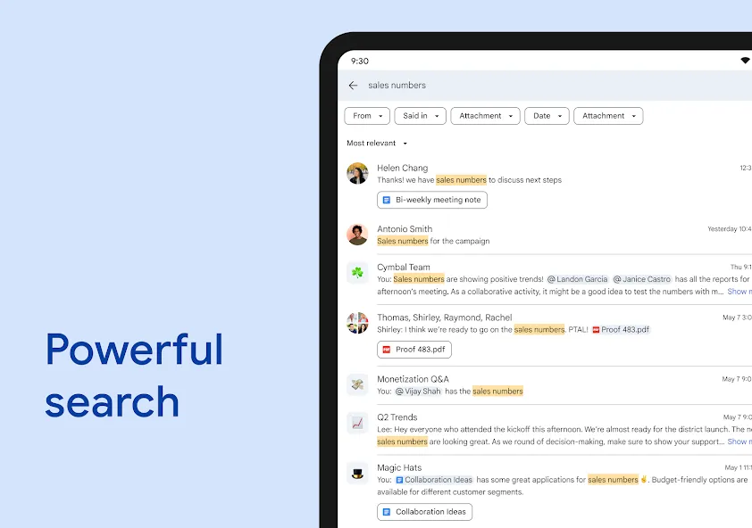 Google Chat screenshot 20