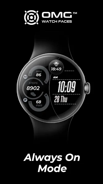 OMG 289 - Digital Watch Face screenshot 7
